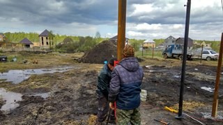 Заказать монтаж винтовых свай в Городец - цена под ключ с доставкой от 1872 шт